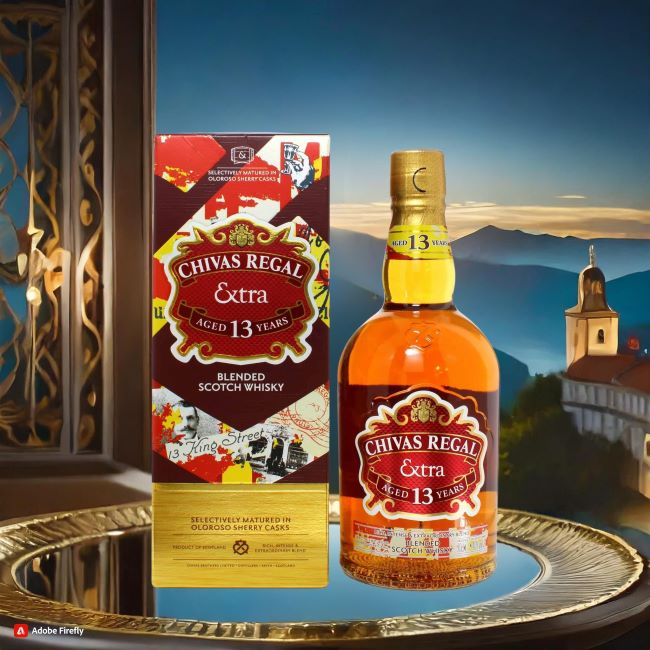 Rượu mạnh Chivas 13Y Oloroso Sherry Cask đỏ 40%